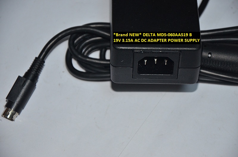 *Brand NEW* 4pin 19V 3.15A DELTA MDS-060AAS19 B AC DC ADAPTER POWER SUPPLY